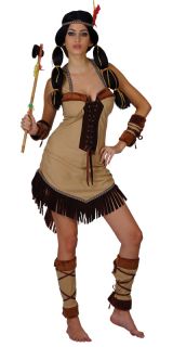 Pocahontas Indianer Prinzessin Verkleidungsparty Karneval Halloween