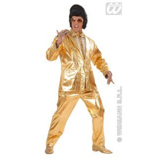 Elvis Kostüm Las Vegas Gold M/L Sport & Freizeit
