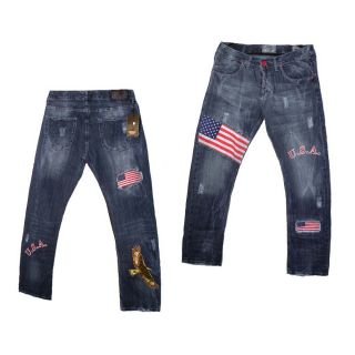Stylische Herren Jeans Gr 34 USA modisch einzigartig NEU HERRENJEANS