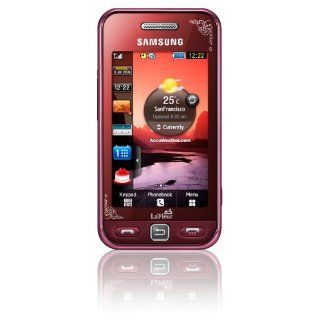 Samsung Star S5230 Smartphone garnet red  . La Fleur 