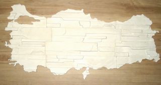 Wunsch Landkarte auf Maß Wandverkleidung Paneele Steinbild 3D Wand