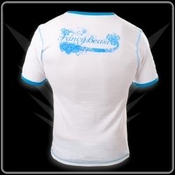 FancyBeast Clubwear Beach Shirt Männer Weiß S XXL