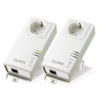 ZyXEL PLA 407 Powerline Netzwerkadapter Starter Kit 