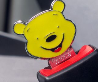 Neu Winnie Pooh Auto Car Sicherheitsgurt Schnalle ein Paar