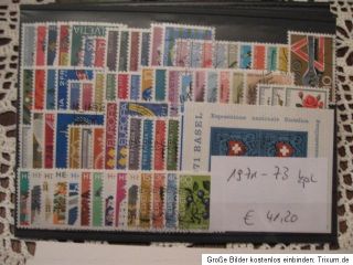 Schweiz 1942   1974 schöne kleine gestempelte Sammlung Michel € 480