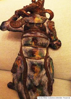 Hof Gericht Musiker Court Musician China chinesisch Keramik Skulptur
