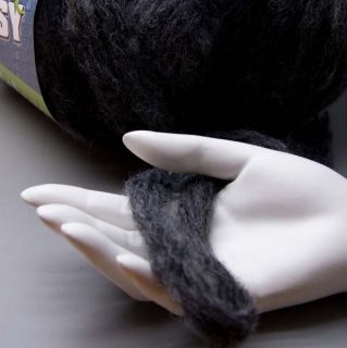 Lana Grossa Big & Easy Colore 008 athrazit schwarz 150g Wolle