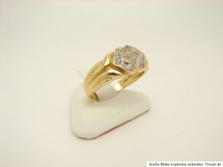 Diamant Gold Ring 585 Gold 14kt Goldschmuck Schmuck Gelbgold Damenring