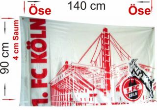 WOW Bundesliga Tip Fahne Flagge Zimmerfahne Saum Hohlsaum 90 x 140 cm