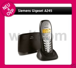 Siemens Gigaset A245 mit AB, schnurlos Telefon, NEU&OVP 4025515803539