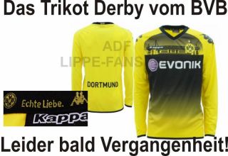 BVB Trikot Derby Derbytrikot Kappa Langarm       Deutscher Meister