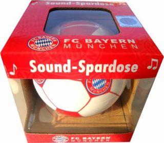 WOW Bundesliga Spardose mit Sound Soundspardose Fussball Einwurf und