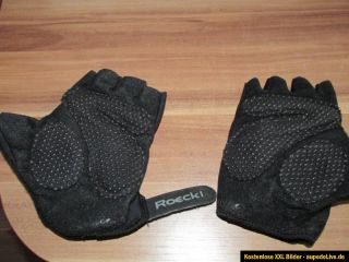 Roeckl Fahrradhandschuhe Handschuhe schwarz Fahrrad Gr. 9
