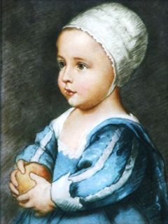 Rosenthal Bildplatte Porträt Baby Stuart um 1930