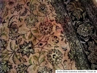 385x243cm Ghom Keshan Orientteppich Perser Teppiche Handgeknüpft