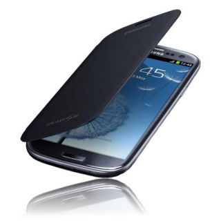 Original Samsung Flip Cover Case Tasche black EFC 1G6FS Samsung i9300