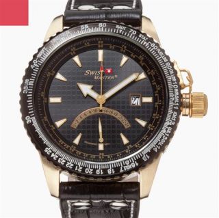 Swiss Master Herren Uhr VK 499,   incl. Geschenk Box Leder