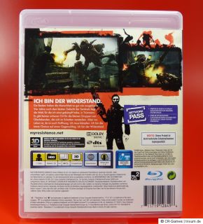 Resistance 3   Move & 3D   wie neu   uncut   dt. Version   PS3 Spiel