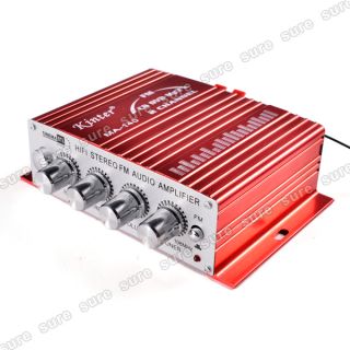 MINI Auto Amplifier Verstärker 500W 2 Kanal HiFi Stereo FM Audio