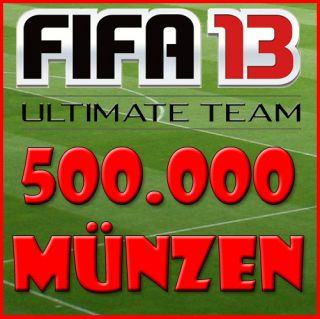 Fifa 13 Ultimate Team 500000 Münzen   500k Coins Ps3   Ps 3