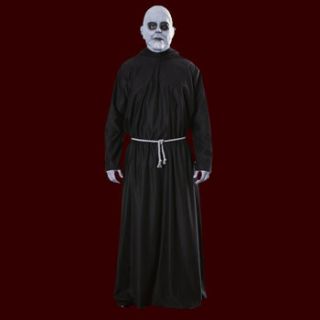Onkel Fester Addams Family Horror Herren Kostüm 3 tlg Robe, Maske