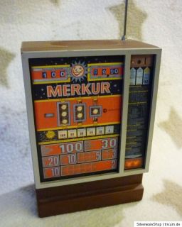 Merkur Spielautomat Gauselmann ☆ Netz/Akku Radio Reklame Sammler