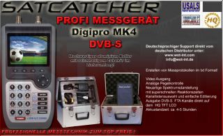 Satcatcher MK4 Satmessgerät Satfinder Finder Sat Messgerät DVB S