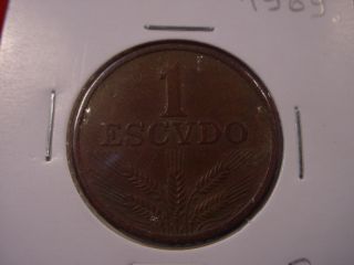 Portugal 1 Escvdo 1969 Republica Portvgvesa 519
