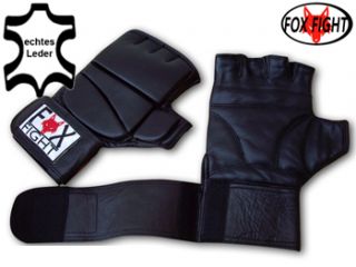 Leder Handschuhe mit Gel Füllung Boxhandschuhe MMA