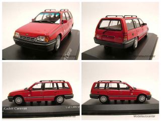 Opel Kadett E Caravan 1989 rot, Modellauto 143 / Minichamps