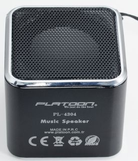 Platoon Mini Lautspreche music player für ipod iphone  Black
