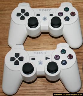 Sony PlayStation 3 PS3 Konsole Slim 320 GB weiß white 2 Controllern