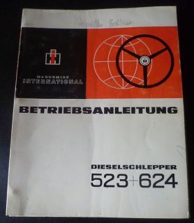 IHC Schlepper 523 + 624 Anleitung