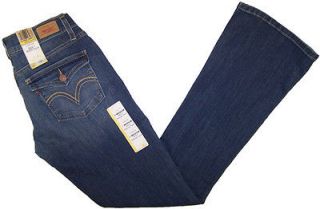 Levis Juniors 524 Skinny Flare Jeans Medium Wash NWT