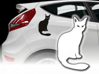 Autoaufkleber Schwarzer Kater Sticker Katze Aufkleber 25cm