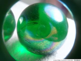 Kugeln Eisch Glaskugeln massiv grün alle Regenbogenfarben 1960/70