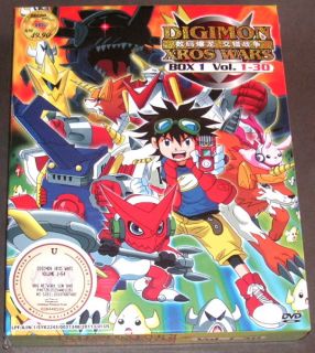 DVD Digimon Xros Wars Vol. 1   54 End 2 Box Set