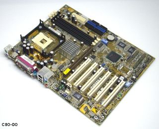 Asus P4B533 E P4B533 E REV 1 02 Mainboard AGP DDR RAM 6x PCI LAN RAID
