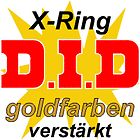 DID X Ring Kette 530 VM, 110 Glieder, offen goldfarben