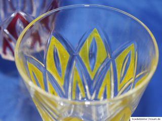 VMC Reims France 6 Gläser Weingläser Weinkelche 50er 60er Jahre