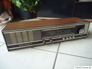 INTEL GARDA III Transistor Buffet Radio Holzoptik aus den 60er/70er