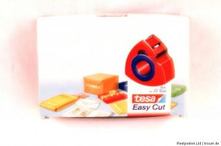 Tesa Easy Cut Handabroller 12 Stück für Rollen bis 10m und 19mm
