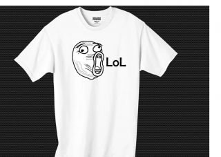 Internet Meme Trollface Lolface Lol face Gesicht Kult T Shirt Hemd Fun