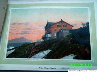 Album RIESENGEBIRGE 32 Bilder um 1910 Bauden Schneekoppe Elbgrund