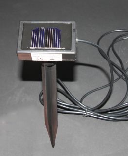 Solar LED Pflanzkübel Blumentopf Kunststoff weiß Ø28cm