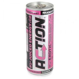 95 EUR/l) Action Exotic Juiced Energy Drink 24x250 ml