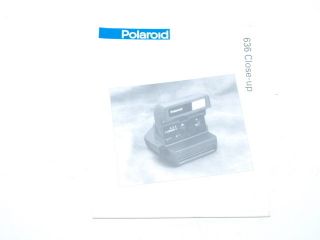 BEDIENUNGSANLEITUNG Polaroid 636 FOTO KRÜGER (541