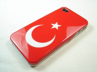 iPhone 4 Flagge Case Schutzhülle Hard Cover Türkei NEU