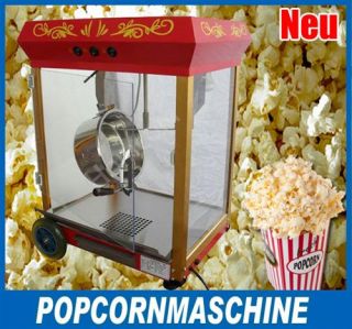 Profi Popcornmaschine Popcornautomat Popcorn Maschine CINEMA KINO Rot