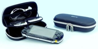 PSP Case Tasche Schutzhülle Carry Case Hardcase Schwarz